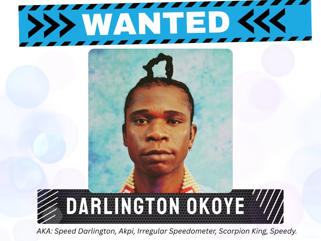NAPTIP Declares Speed Darlington Wanted Over Alleged Rape, Cyberstalking