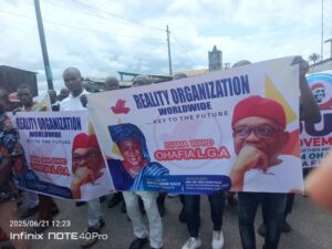 OUK Movement, Reality Organization, APC Rally Behind Senator Kalu, President Tinubu In Abia
