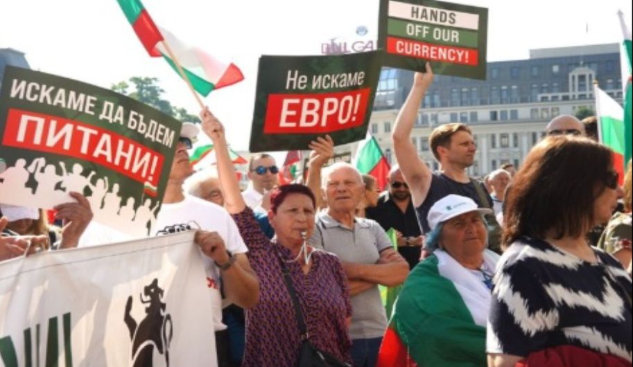 Bulgaria: Large protests against the euro