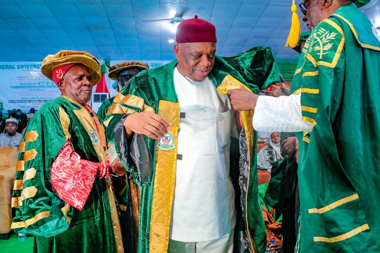 FUK Honours Orji Uzor Kalu for Exemplary Leadership, National Unity