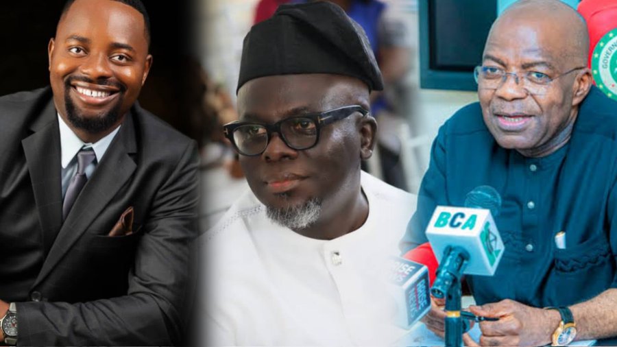 Governor Otti Felicitates With Obinna Oriaku , Peter Eze, Other Appointees to the FCC From the South East