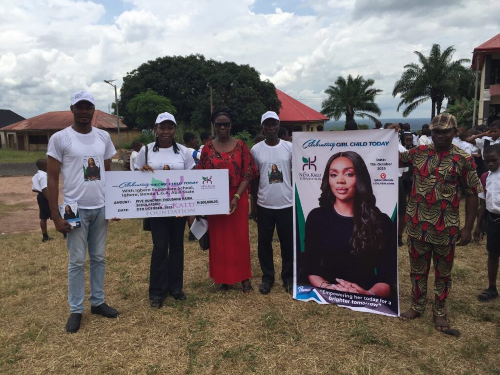 Neya Kalu Foundation Brings Succour To Students Of Igbere Secondary School