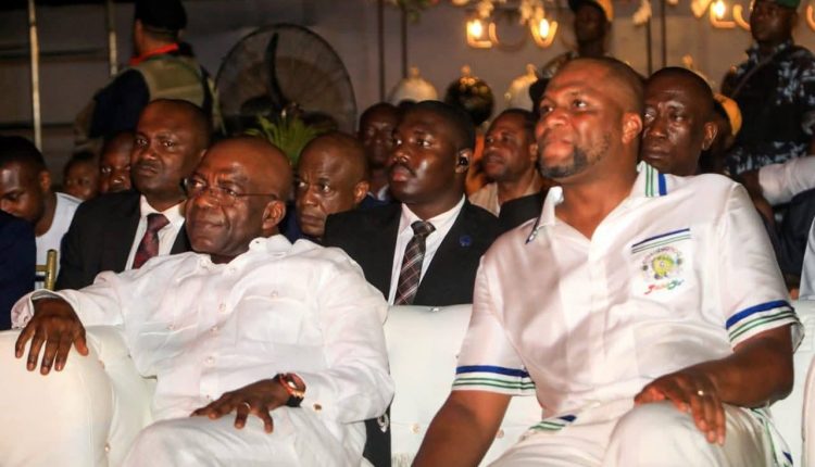 Chima Anyaso and Governor Alex Otti 