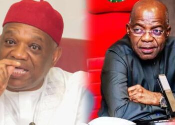 Senator Orji Uzor Kalu and Governor Alex Otti