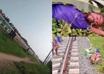 Tragedy in Aba: Man Falls to His Death from Top of Moving Train
